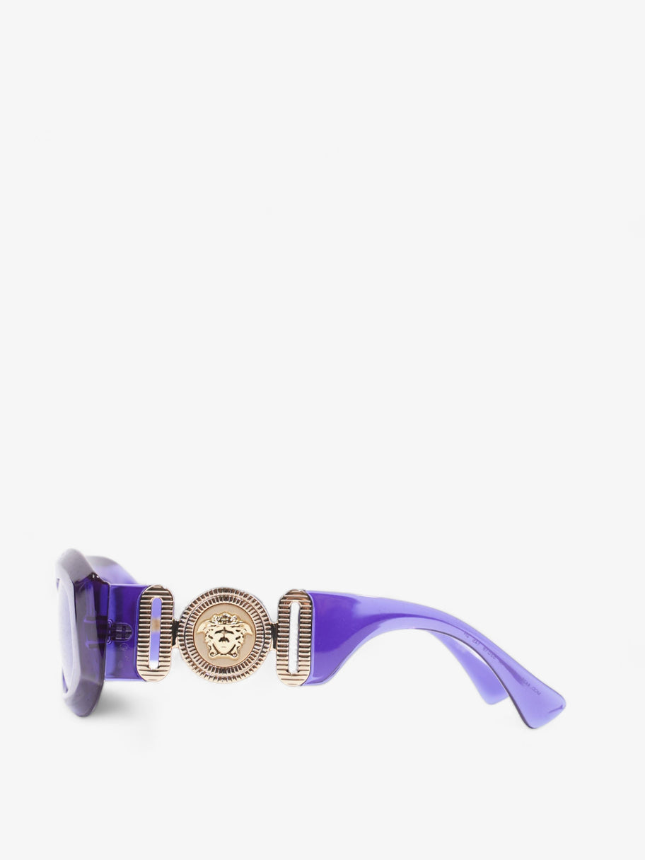 Medusa Biggie Squared Sunglasses Purple Acetate 53mm 18mm Image 3