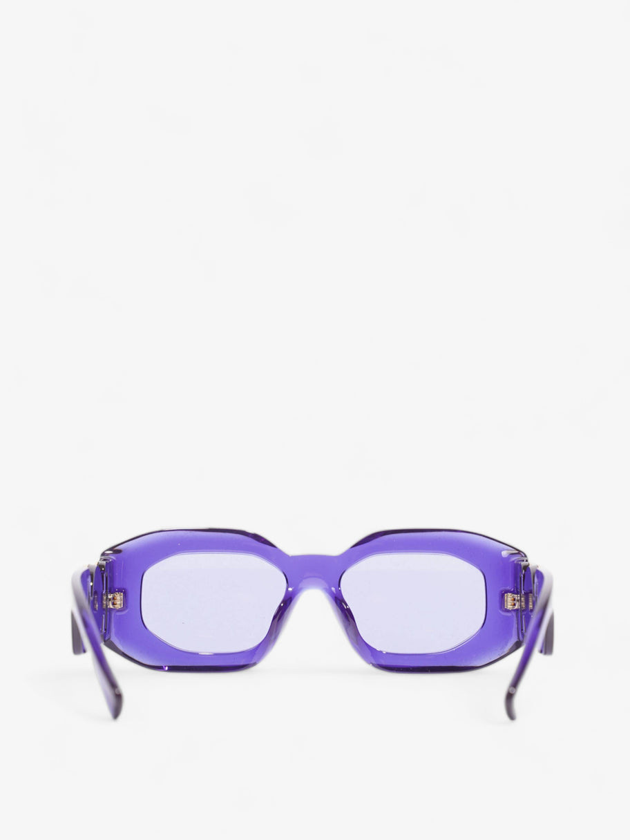 Medusa Biggie Squared Sunglasses Purple Acetate 53mm 18mm Image 4