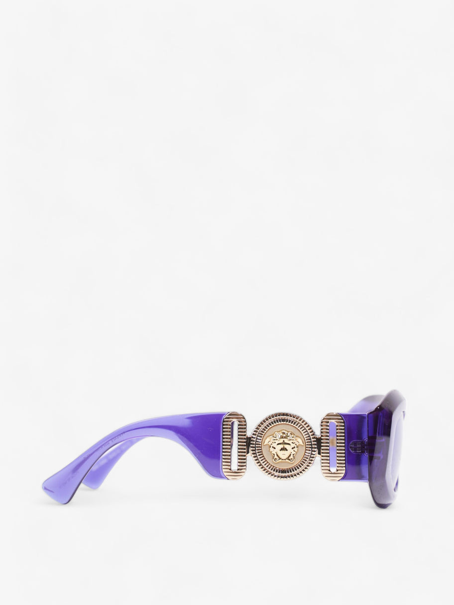 Medusa Biggie Squared Sunglasses Purple Acetate 53mm 18mm Image 5
