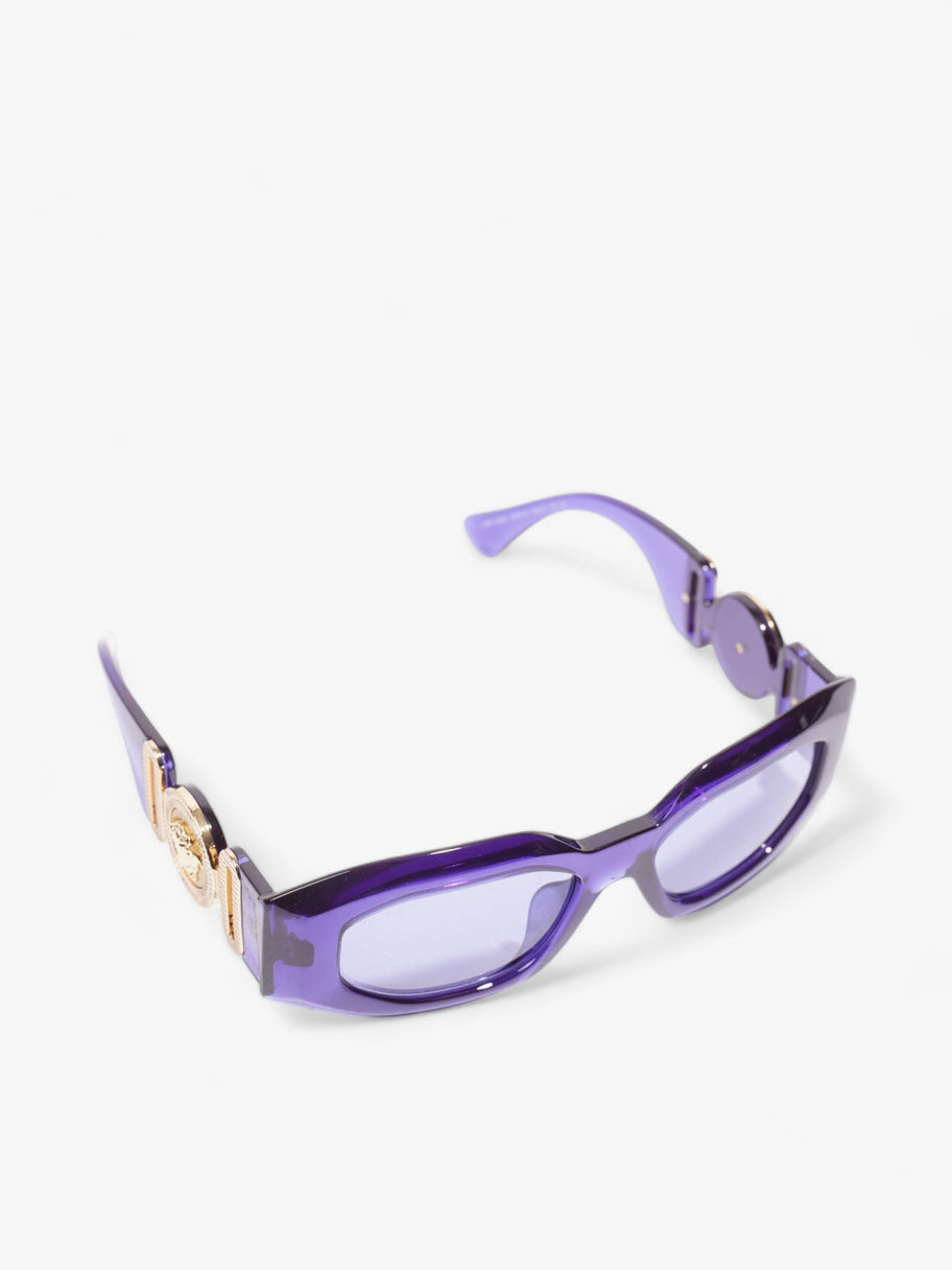 Medusa Biggie Squared Sunglasses Purple Acetate 53mm 18mm Image 6