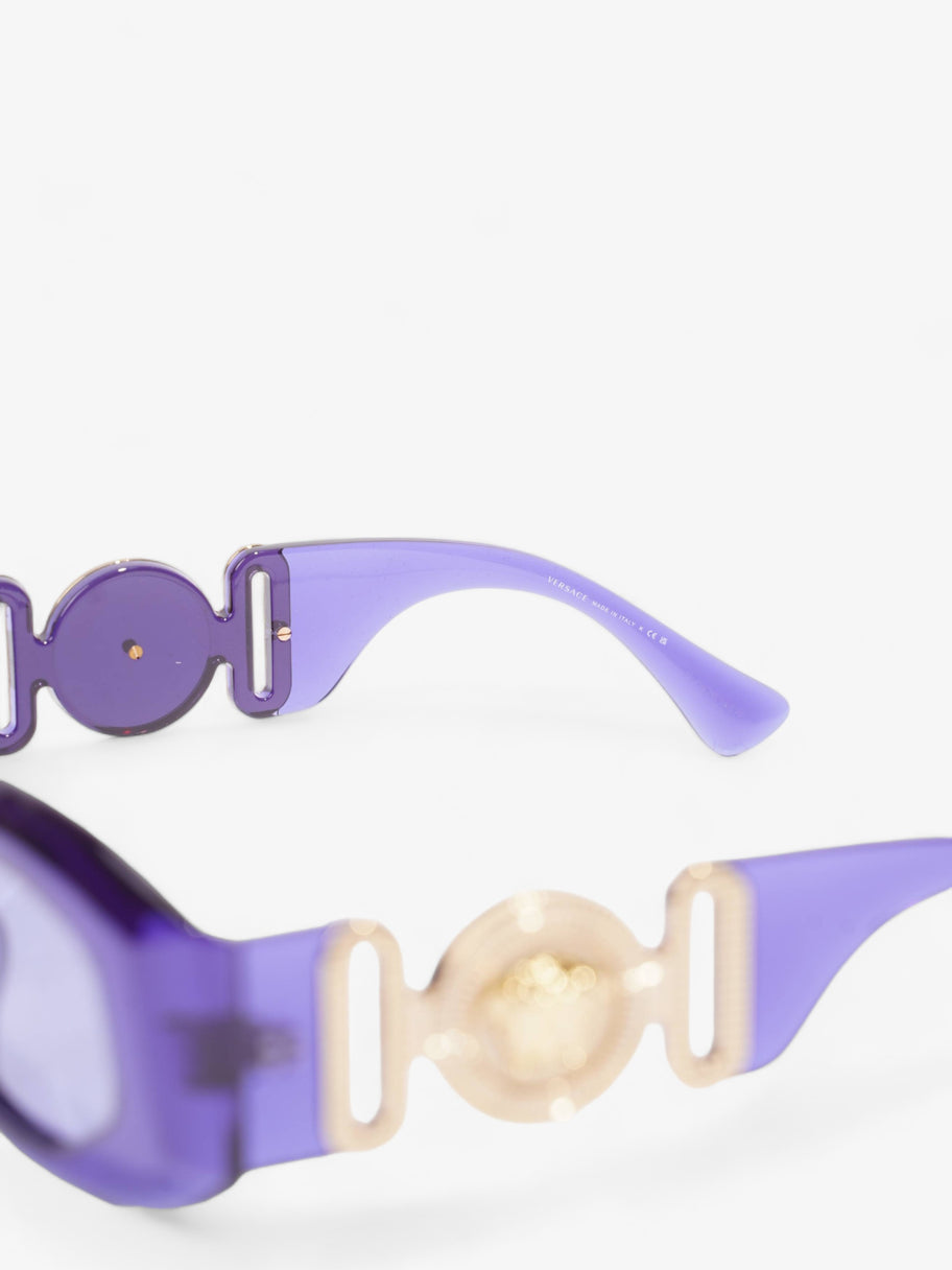 Medusa Biggie Squared Sunglasses Purple Acetate 53mm 18mm Image 7