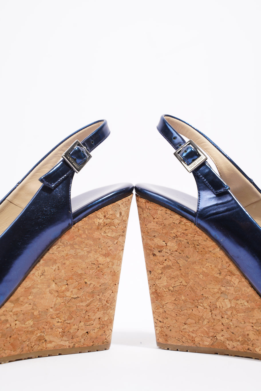 Wedge Sandal 110 Blue Patent Leather EU 37 UK 4 Image 8
