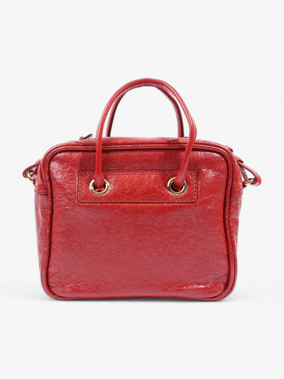 Blanket Square Bag Red Leather Small Image 4