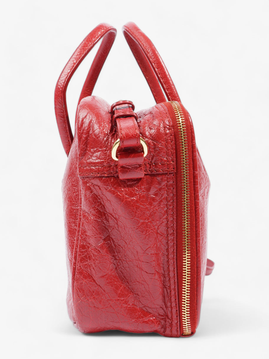 Blanket Square Bag Red Leather Small Image 5