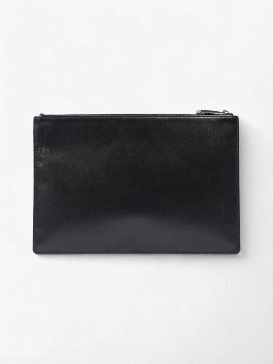 Newest Givenchy Logo Leather Clutch Bag