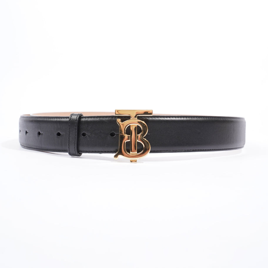 TB Belt Black Leather Large Image 1