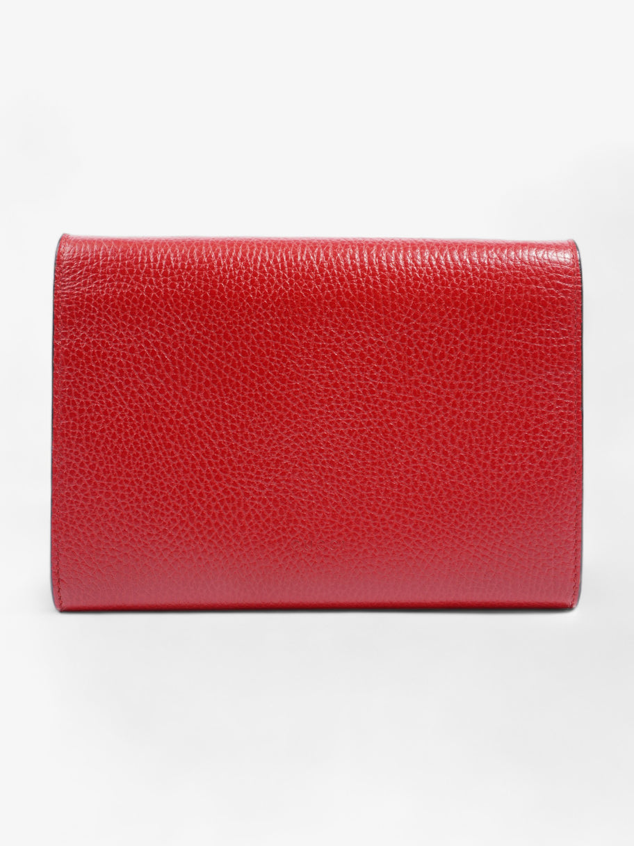 Dionysus Chain Wallet  Red Leather Image 5