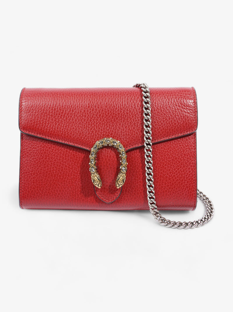  Dionysus Chain Wallet  Red Leather