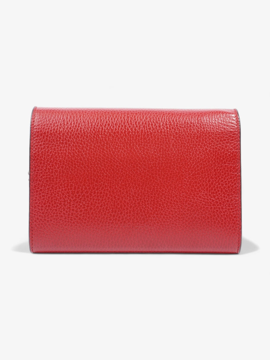 Dionysus Chain Wallet  Red Leather Image 4
