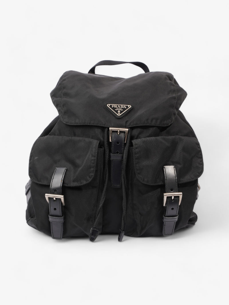  Tessuto Backpack Black Re Nylon Medium