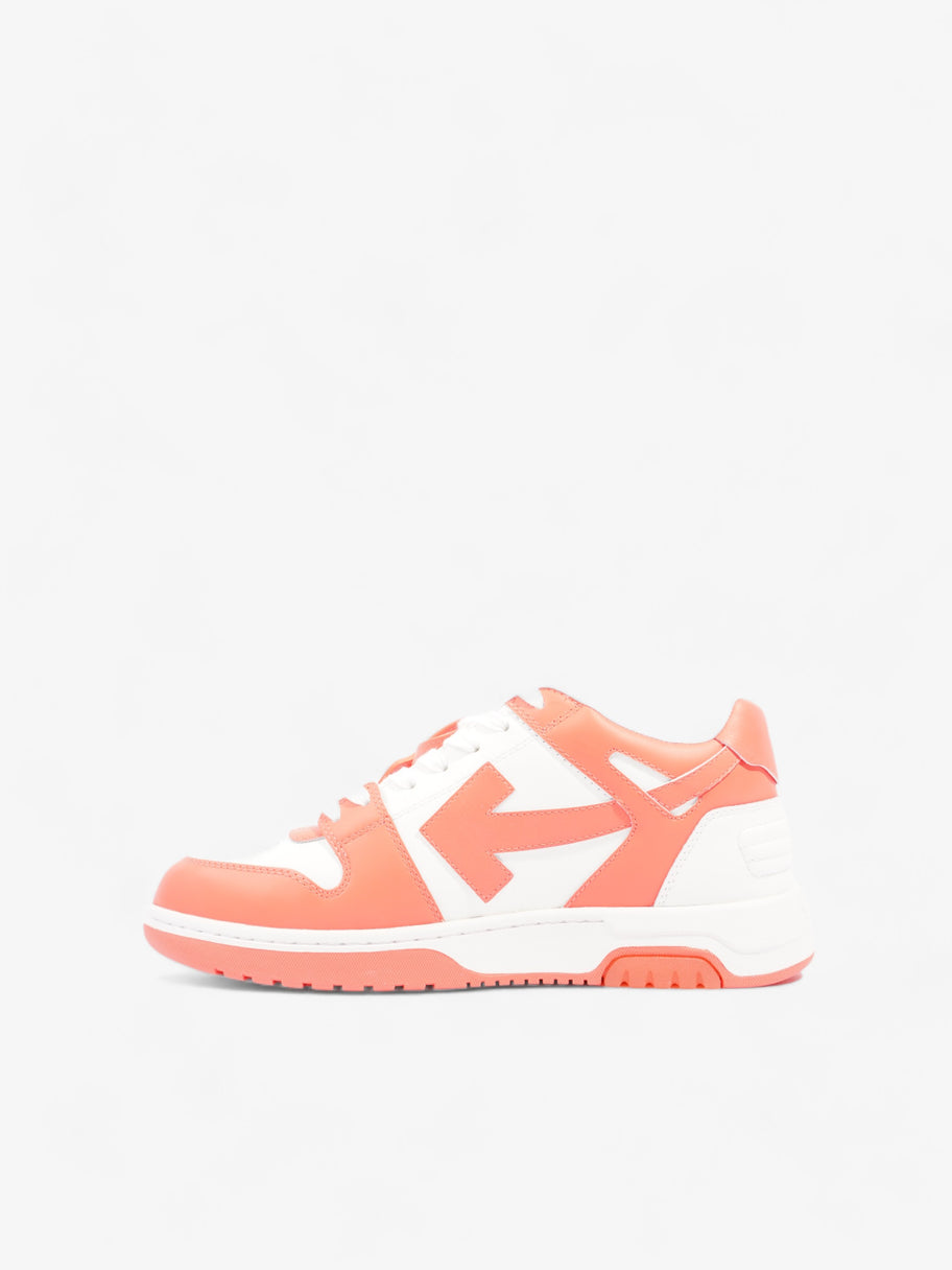 Out Of Office Sneakers Orange Fluorescent  Calfskin Leather EU 41 UK 7 Image 3