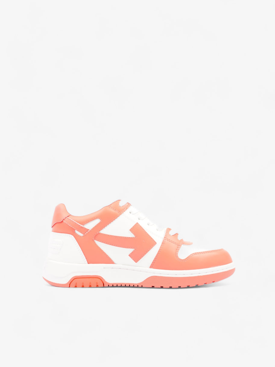 Out Of Office Sneakers Orange Fluorescent  Calfskin Leather EU 41 UK 7 Image 4