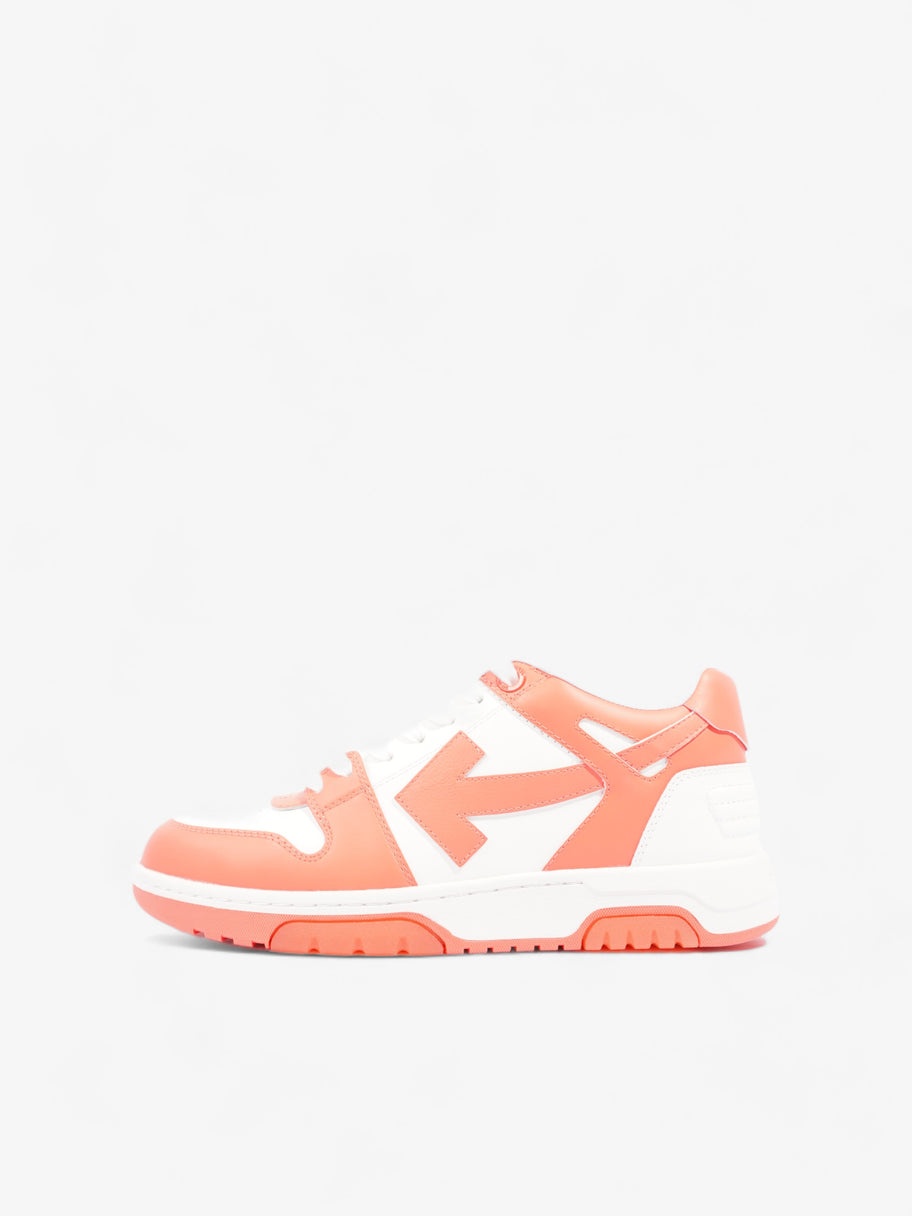 Out Of Office Sneakers Orange Fluorescent  Calfskin Leather EU 41 UK 7 Image 5