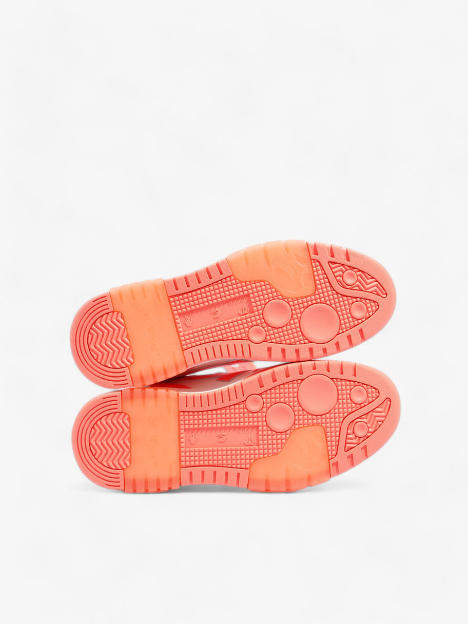 Out Of Office Sneakers Orange Fluorescent  Calfskin Leather EU 41 UK 7 Image 7