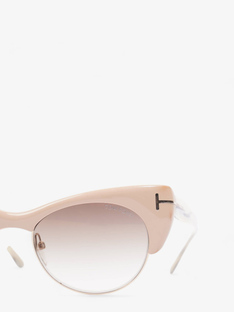  Lola Sunglasses Pink / Cream Acetate 140mm