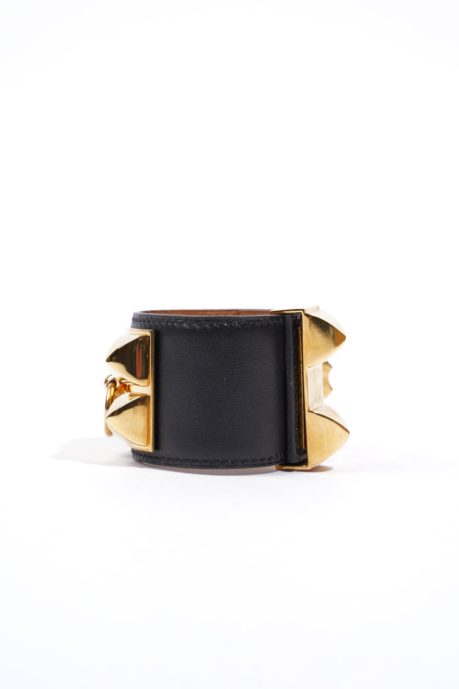 Collier De Chien Bracelet Black Goatskin Leather T2 (S) Image 3