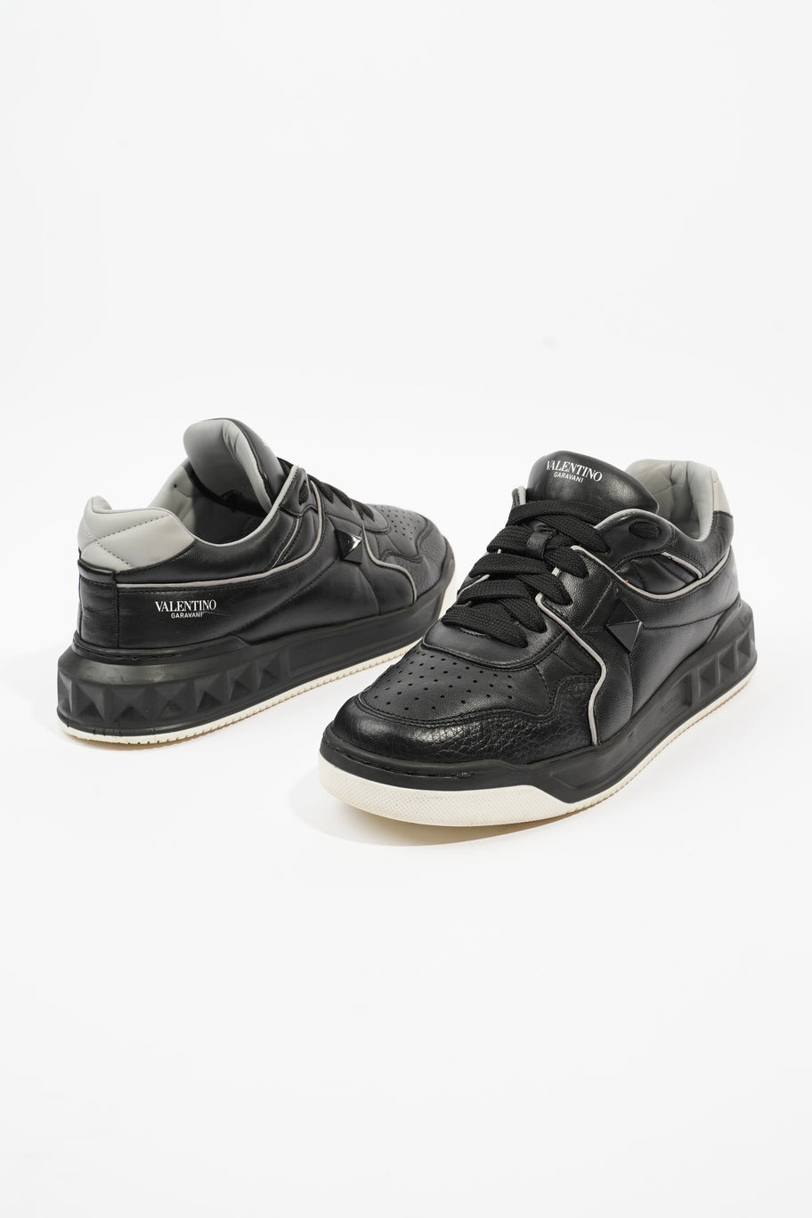 One Stud Sneakers Black / Grey Leather EU 40 UK 6 Image 9