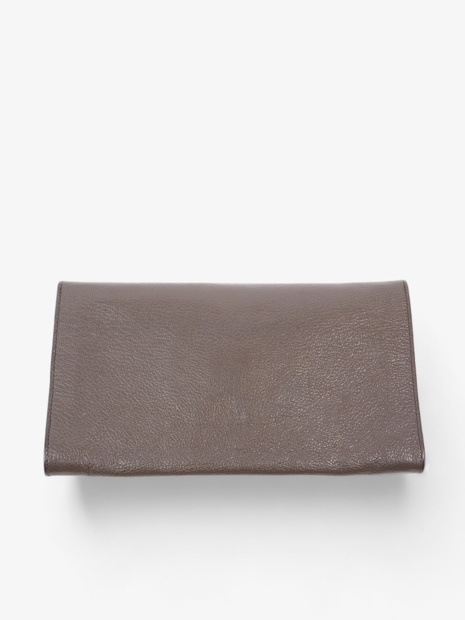 Maggie Clutch Grey Leather Image 4