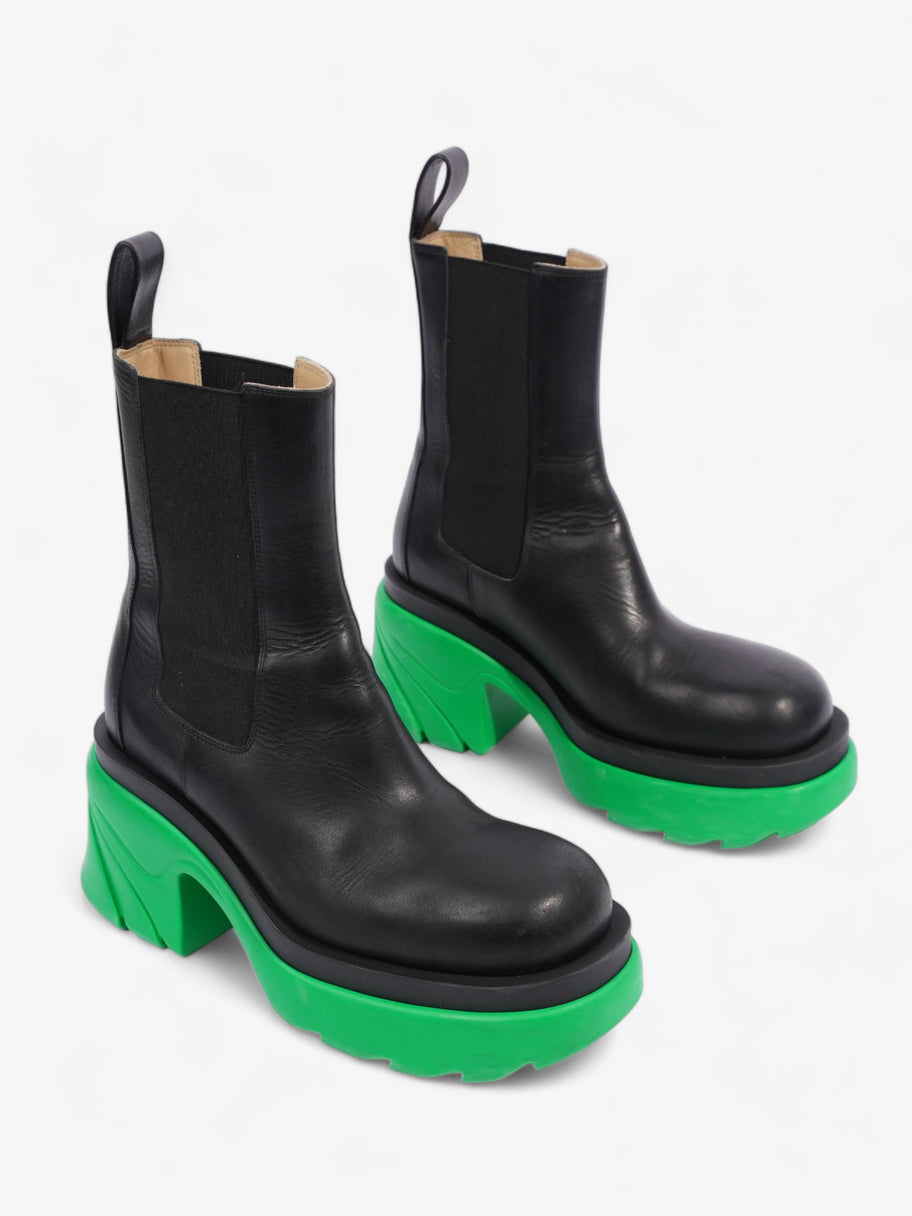 Flash Boot Black / Green Leather EU 39.5 UK 6.5 Image 3
