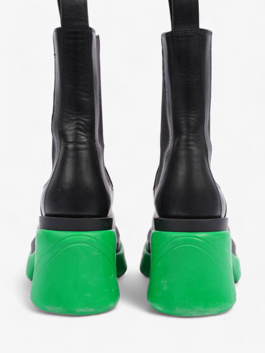 Flash Boot Black / Green Leather EU 39.5 UK 6.5 Image 6