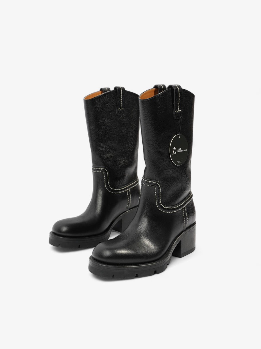 Neva Boots Black Leather EU 39 UK 6 Image 9