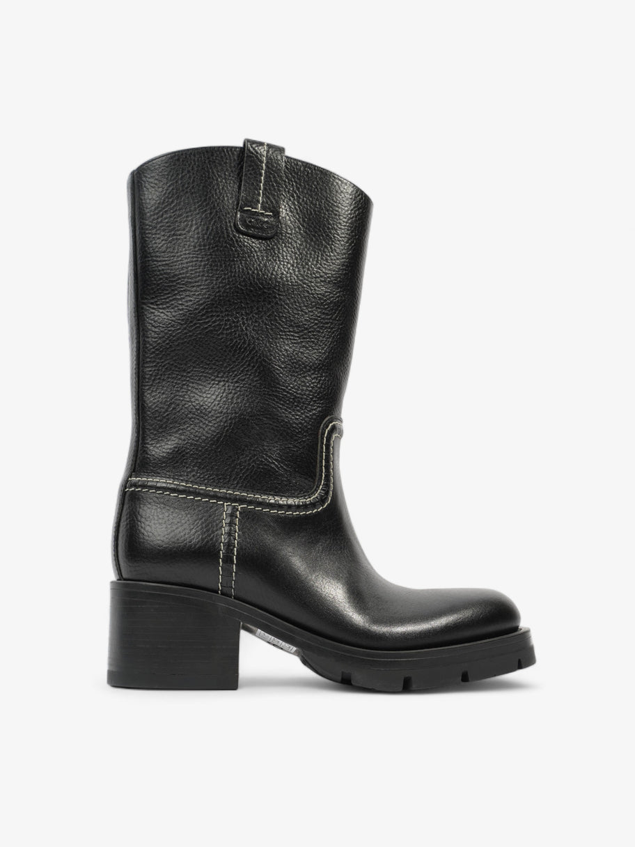 Neva Boots Black Leather EU 39 UK 6 Image 1