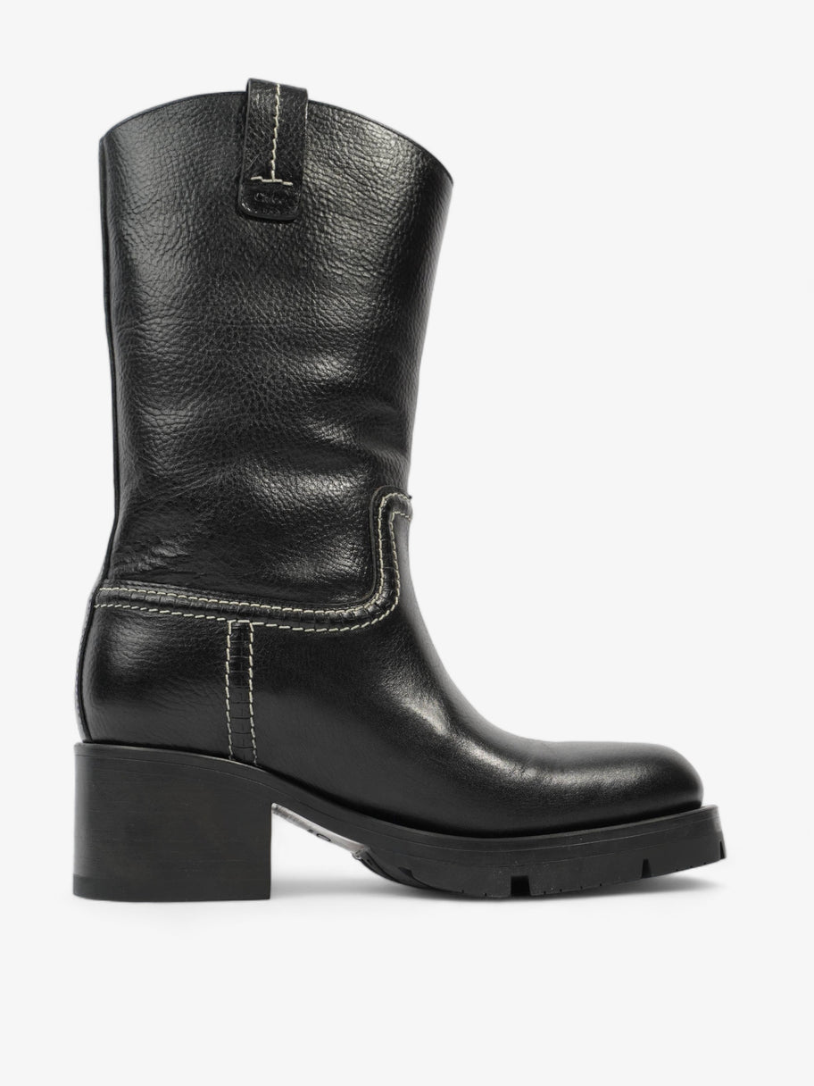 Neva Boots Black Leather EU 39 UK 6 Image 4