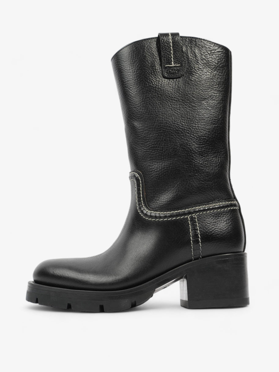 Neva Boots Black Leather EU 39 UK 6 Image 5