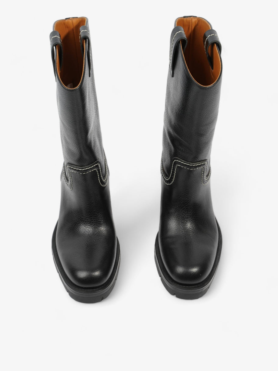 Neva Boots Black Leather EU 39 UK 6 Image 8