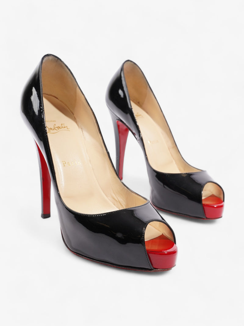  Very Prive Heels 120 Black / Red Patent Leather EU 39 UK 6
