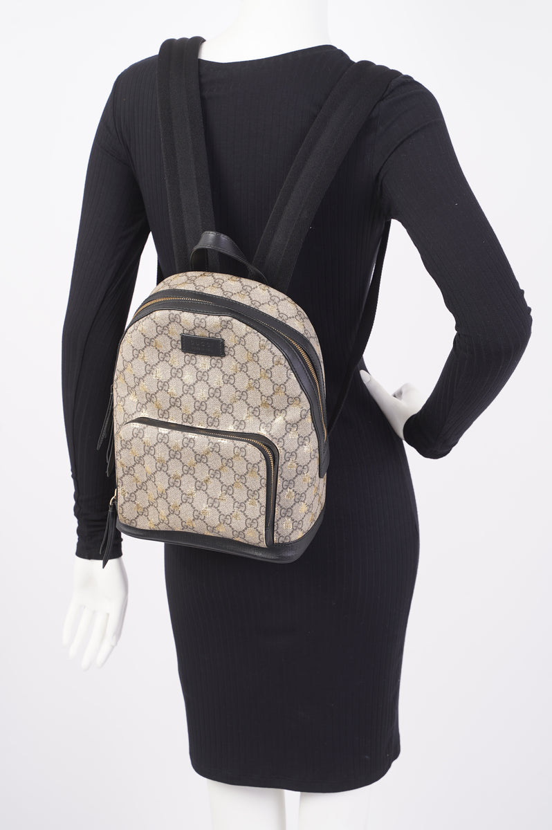 Gucci bees sale backpack