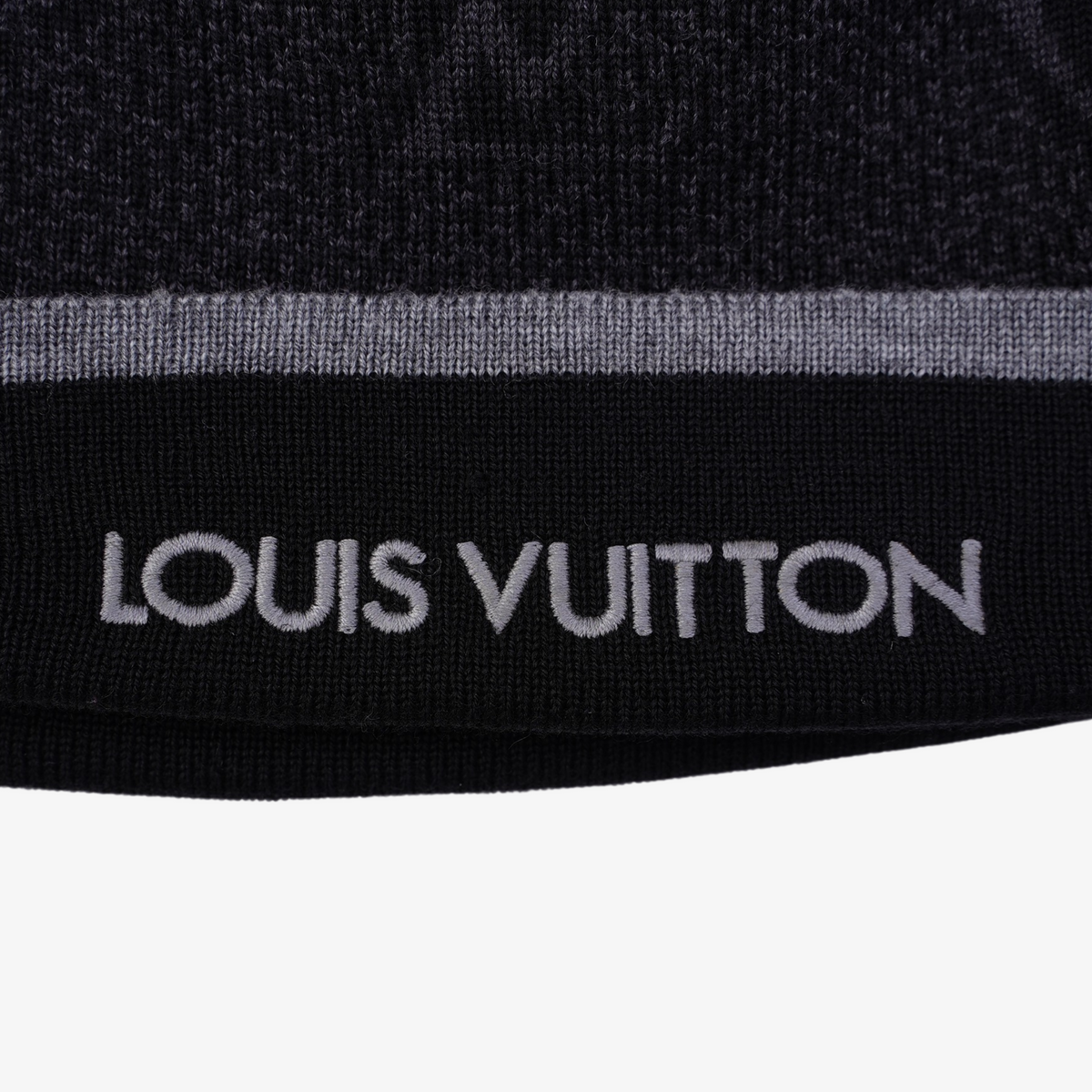 Louis-Vuitton My Monogram Eclipse hat.