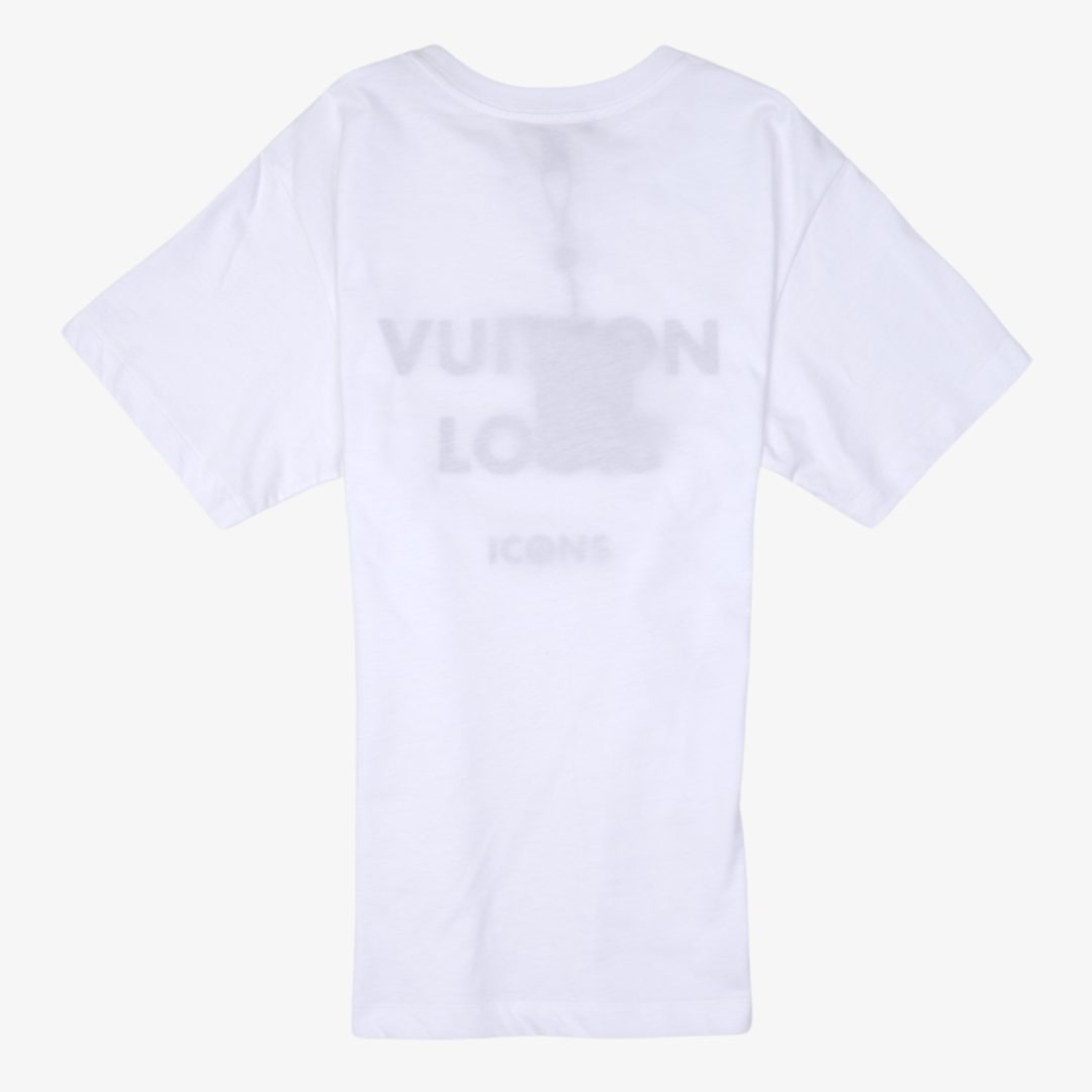 Louis Vuitton Premium Print White T shirt – LUXZILLA