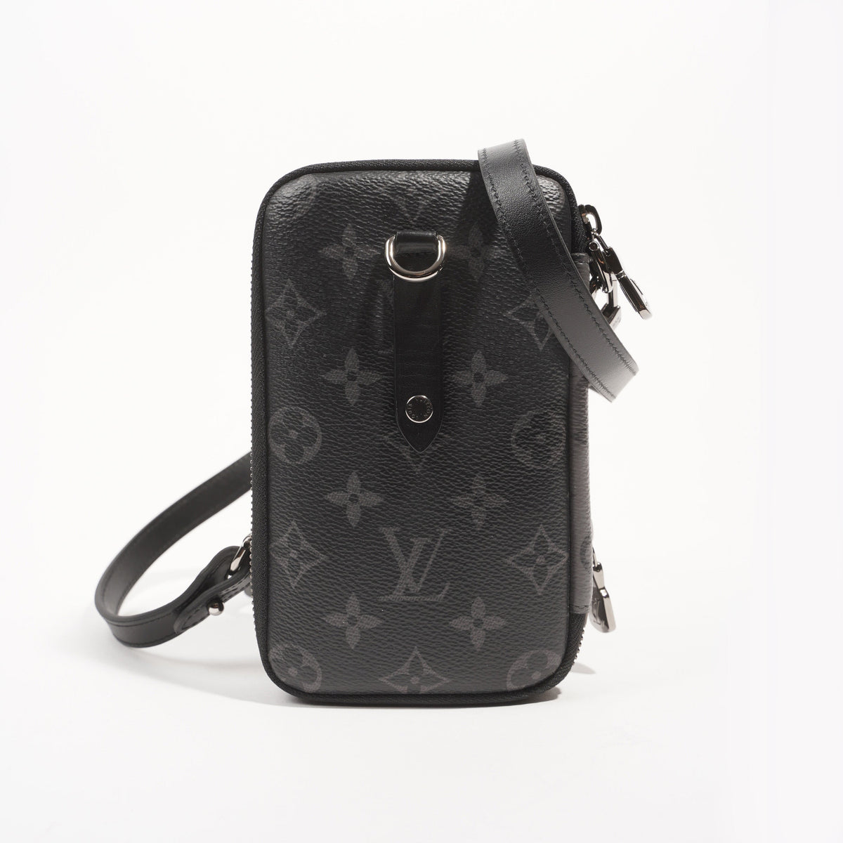 Louis Vuitton Silver Phone Pouch Crossbody Bag M81716 Monogram