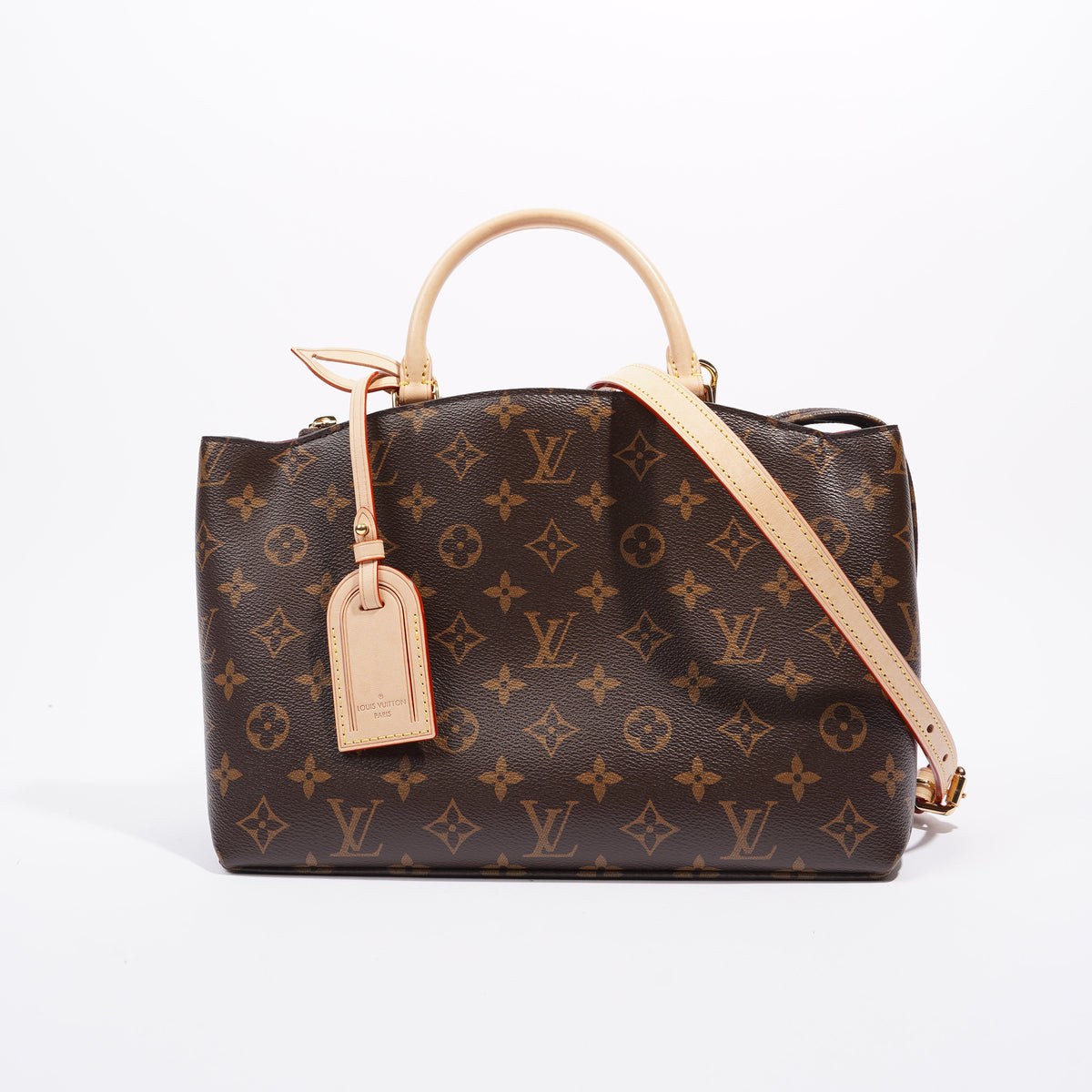 Luxury Genuine Leather Mens Sac Plat 24H Handbag Business Tote Bag