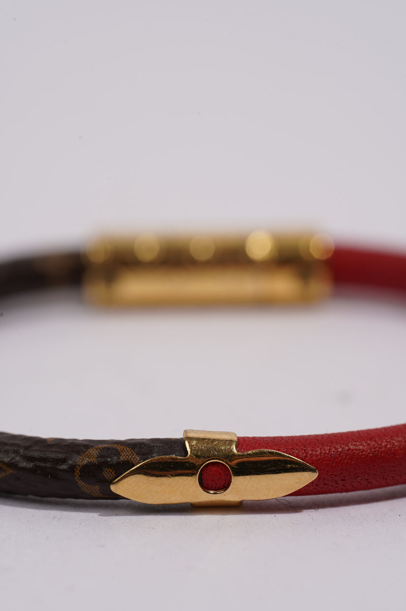 Louis Vuitton - Daily Confidential Bracelet - Monogram - Black - Size: 17 - Luxury
