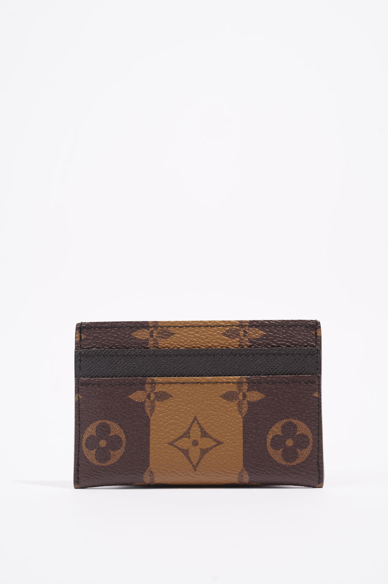 Louis Vuitton x Nigo Mens Double Card Holder Reverse Monogram – Luxe  Collective