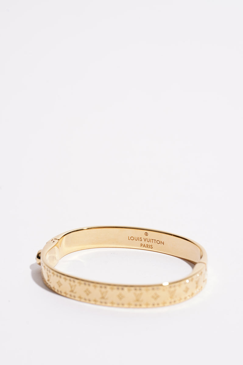 Louis Vuitton M0925A LV Twiggy Bracelet, Gold, One Size