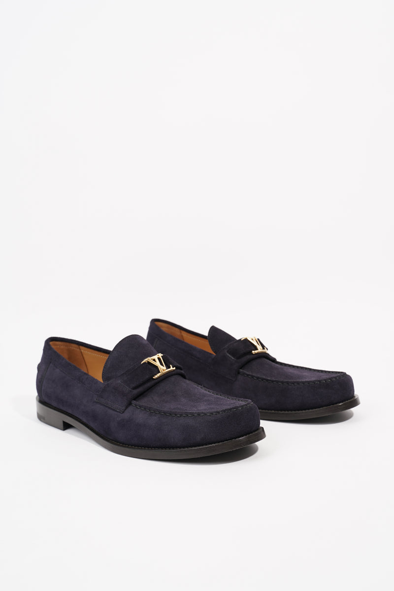 JOHN LEWIS LOUIS Woven Suede Loafer Shoes Blue Size UK 9 RRP £79 £49.99 -  PicClick UK
