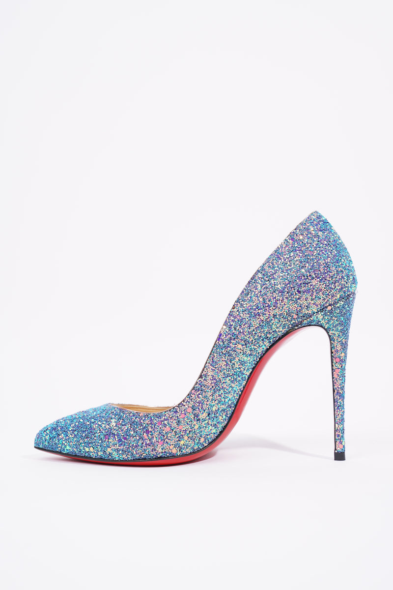 Blue cheap sparkly louboutin