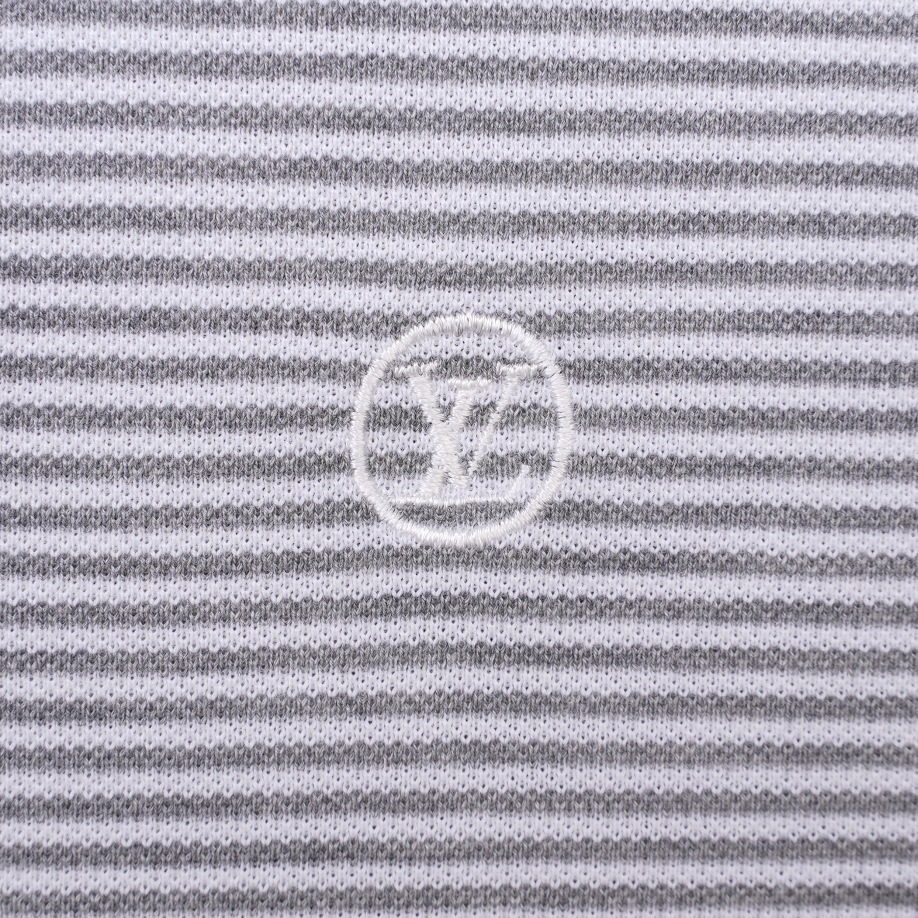 Louis Vuitton Mens Fil A Fil Polo Grey XL – Luxe Collective