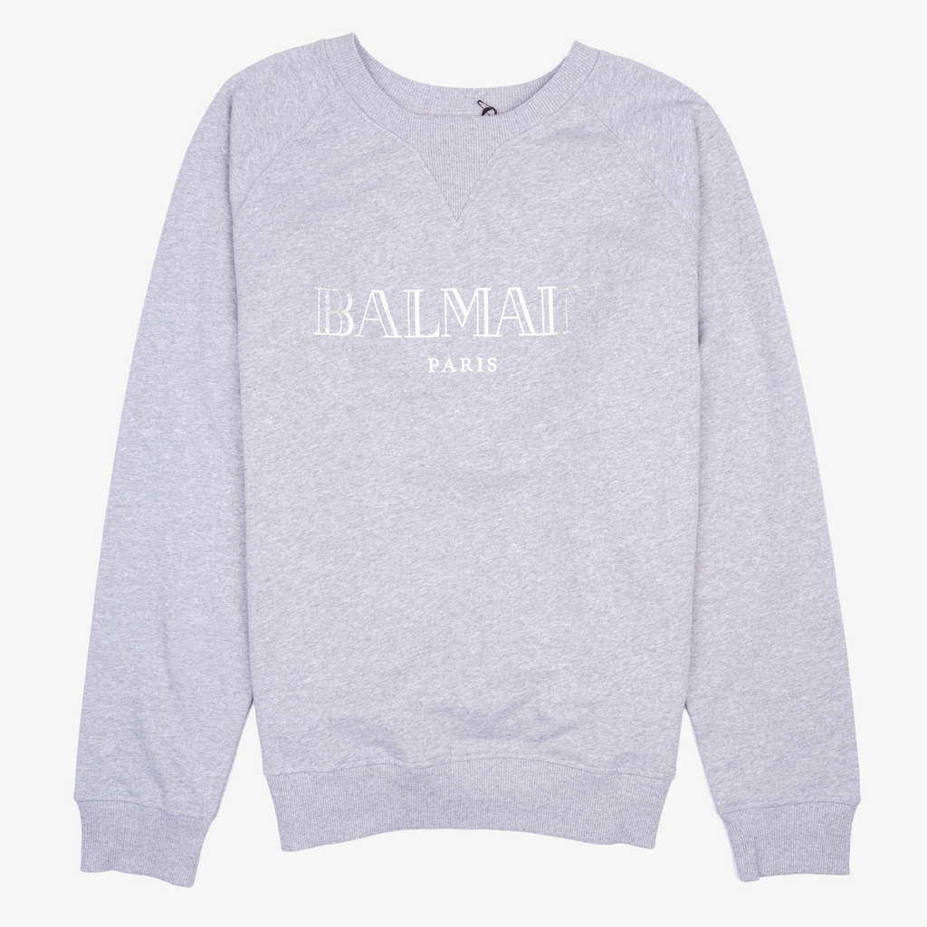 Balmain 2025 grey sweatshirt