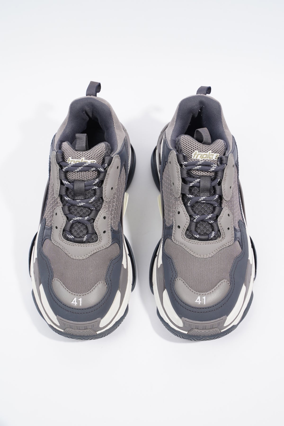 Balenciaga triple s hot sale half & half