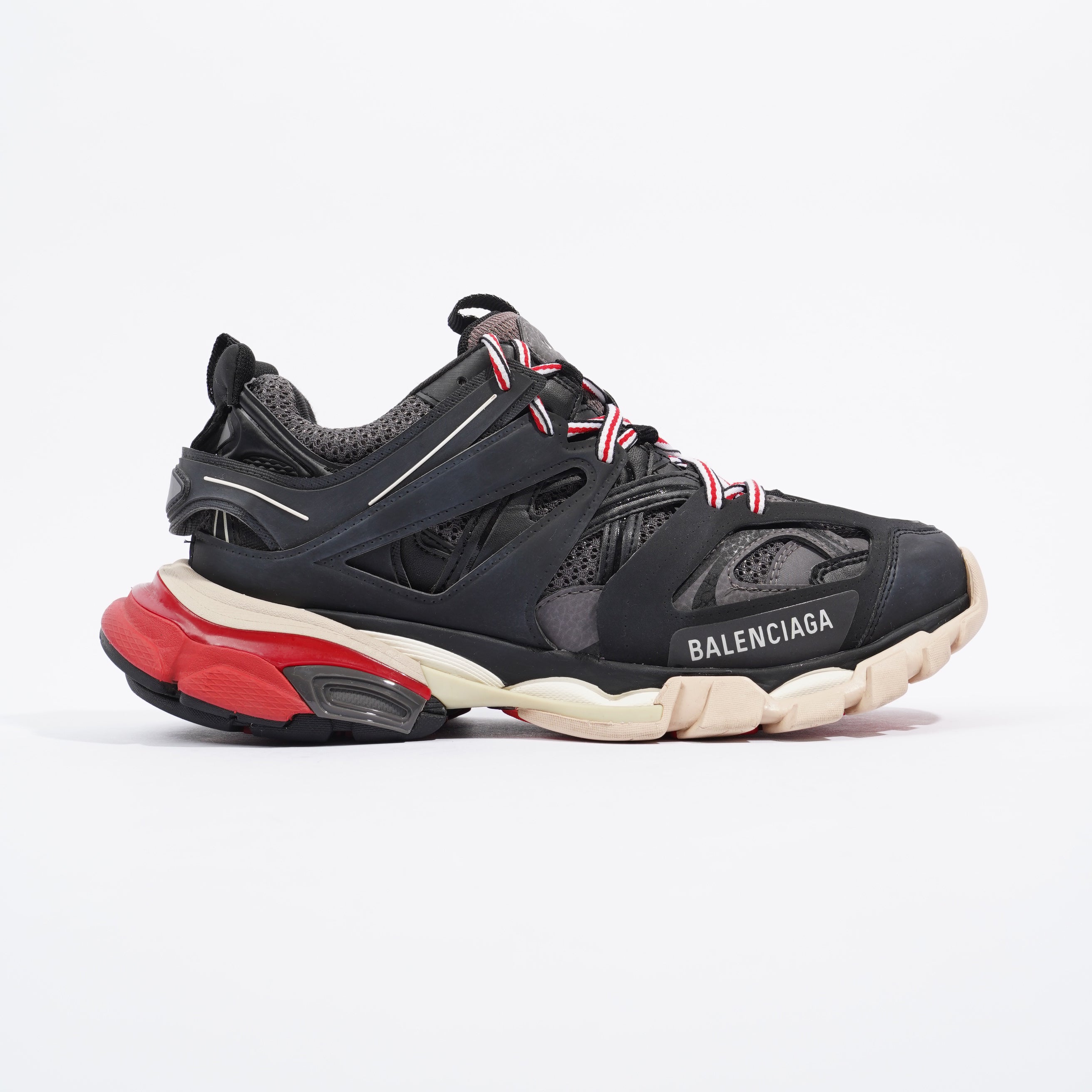 Balenciaga track discount 2 black red