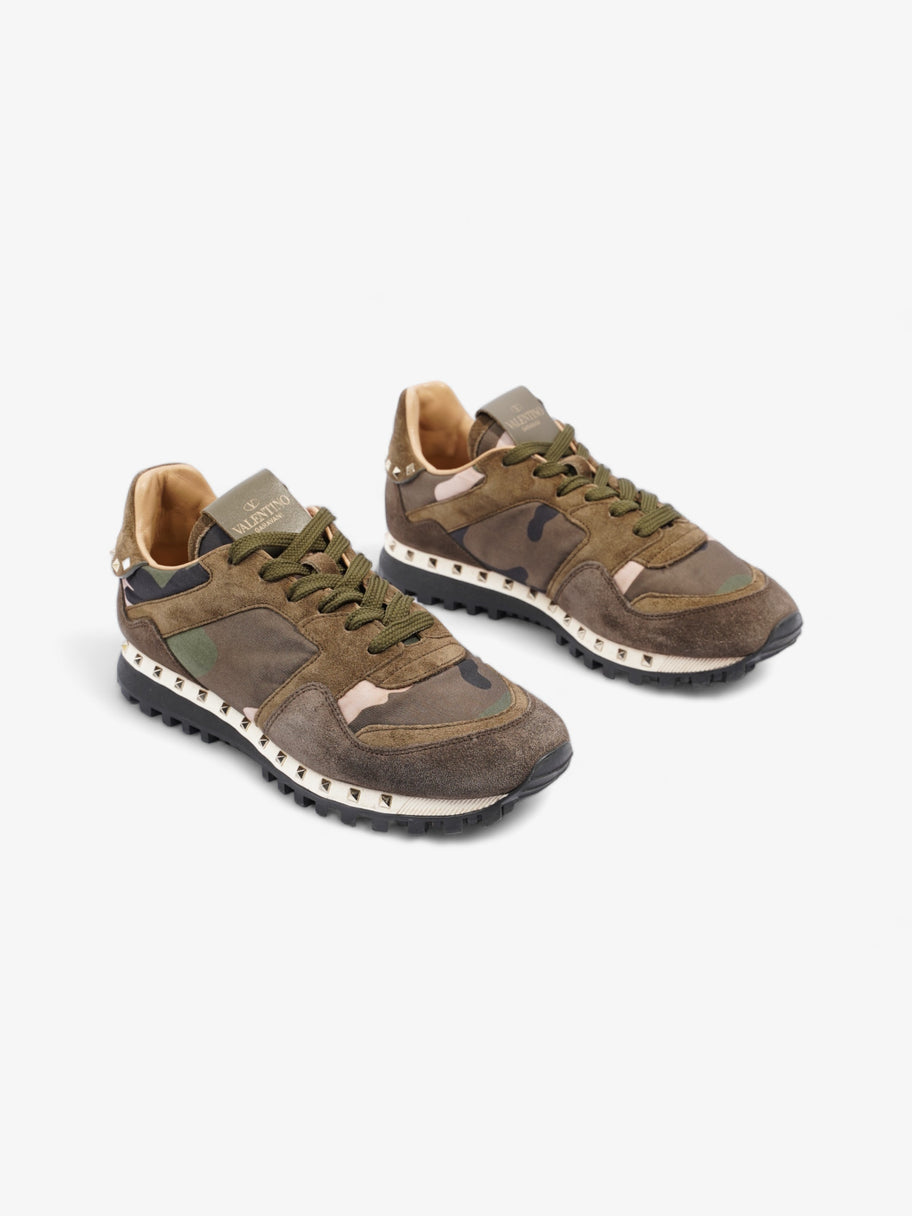 Valentino Rockstud Green Camo Suede EU 36.5 UK 3.5 Image 2