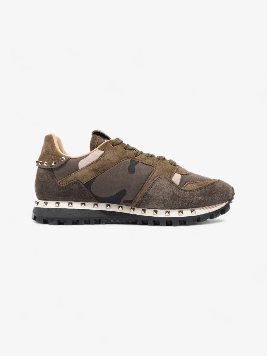 Valentino Rockstud Green Camo Suede EU 36.5 UK 3.5 Image 4