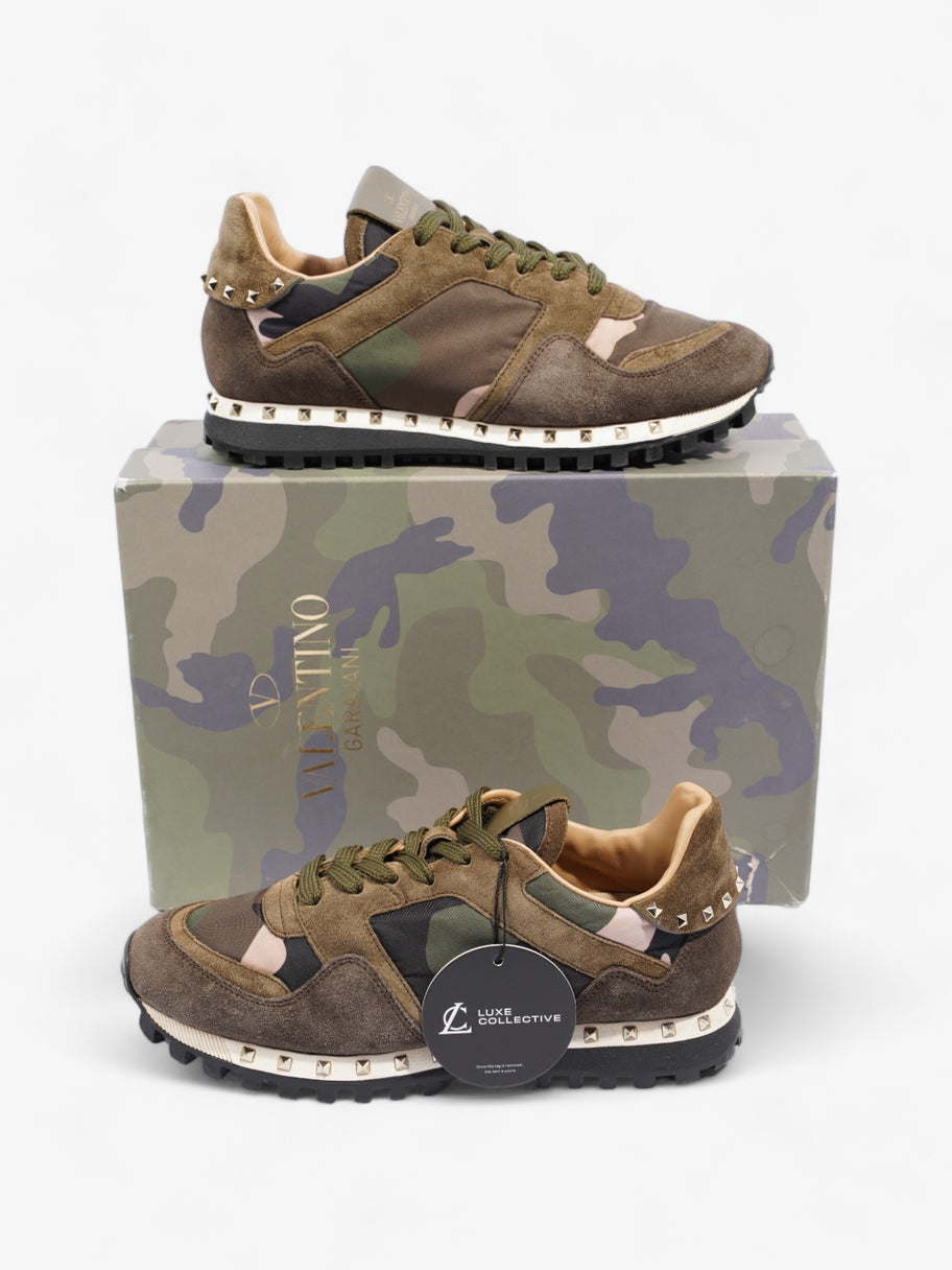 Valentino Rockstud Green Camo Suede EU 36.5 UK 3.5 Image 11