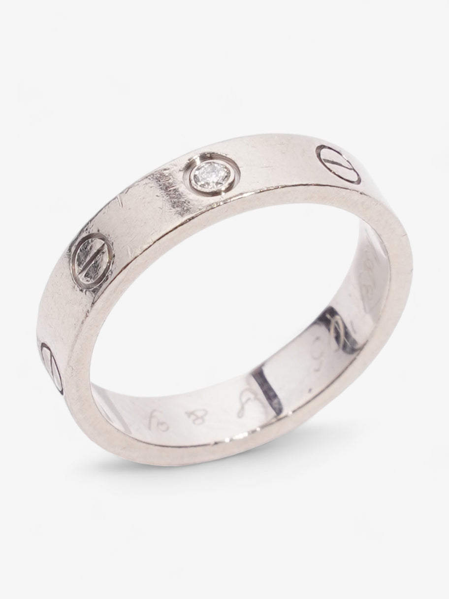 Wedding LOVE Band With Diamond White Gold White Gold 51 Image 3