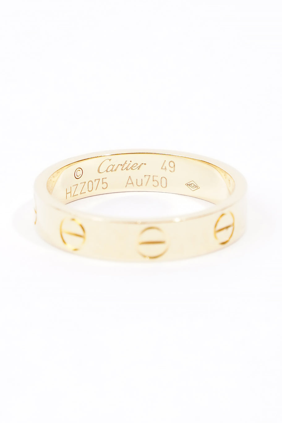 Wedding LOVE Band Yellow Gold Yellow Gold 49 Image 3