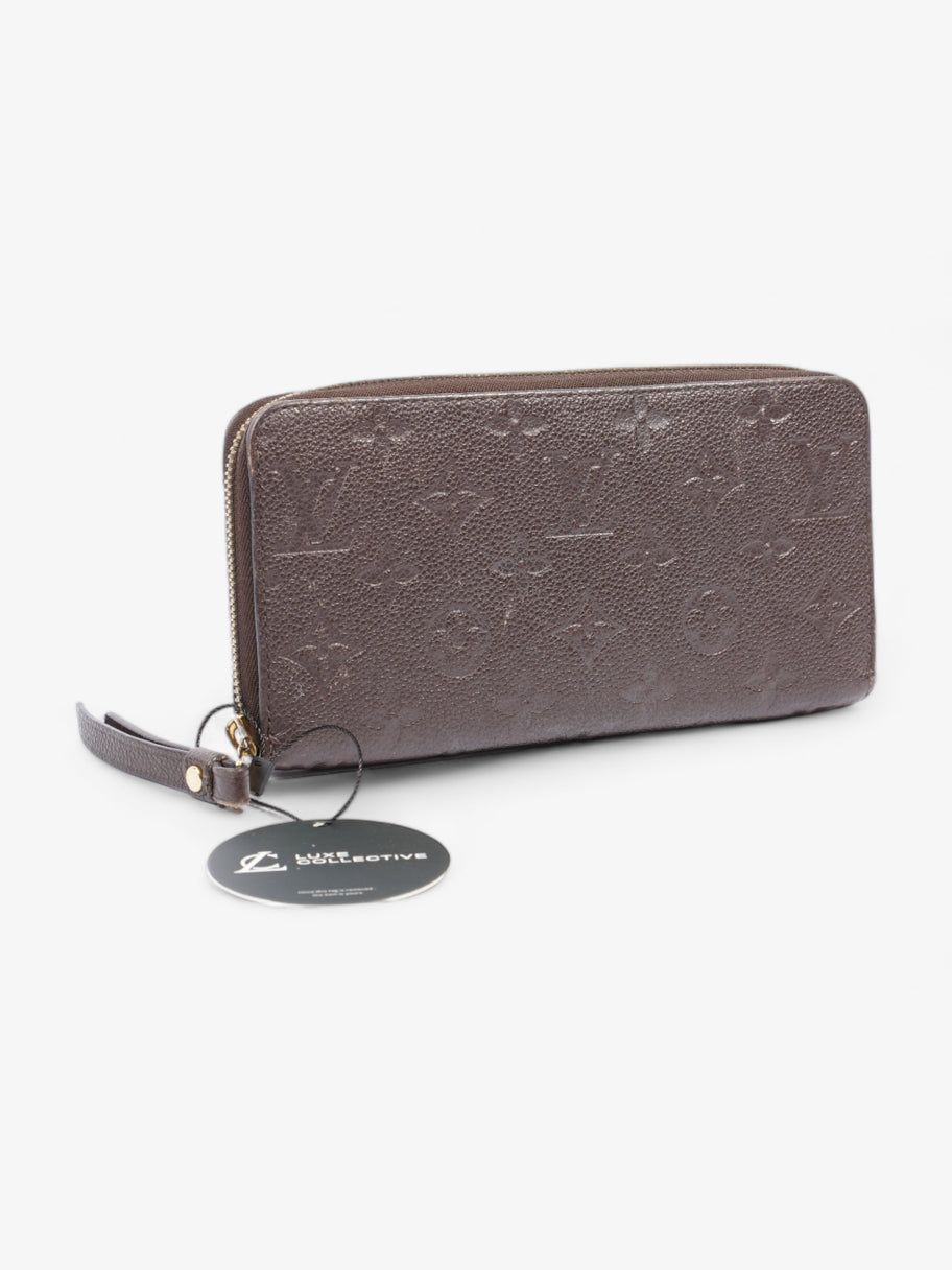 Zippy Wallet Brown Empreinte Leather Image 10